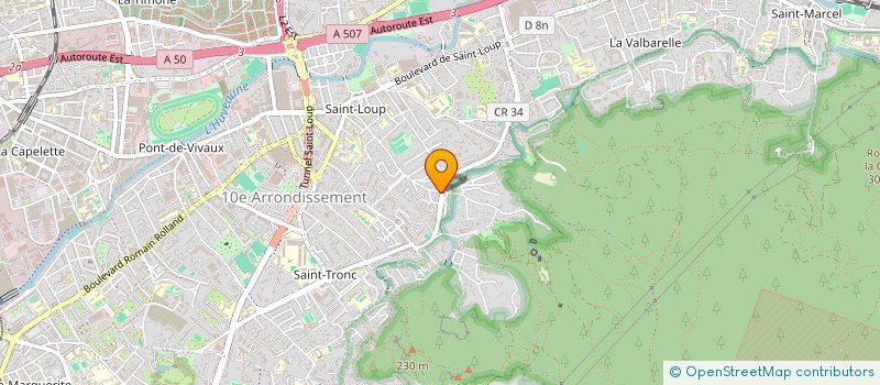 localisation de l'entreprise MADAME RACHEL MATITIA  MARSEILLE 10EME