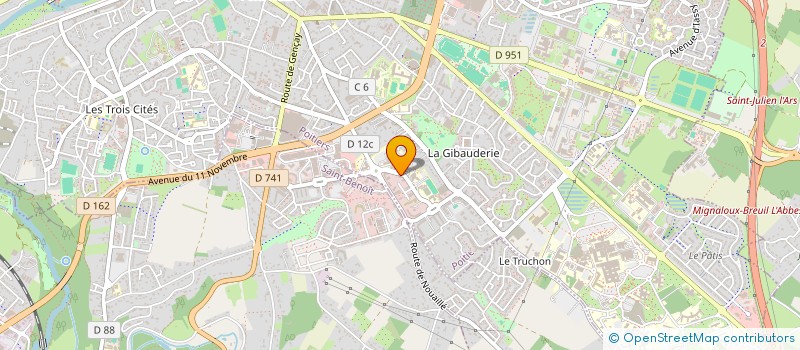 localisation de l'entreprise MADAME RACHEL MAUPIN à POITIERS