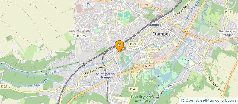 localisation de l'entreprise MADAME RACHEL MBENZA BAVUEMBA à ETAMPES