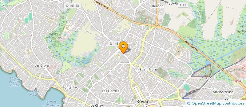 localisation de l'entreprise MADAME RACHEL MCGOUGH  ROYAN