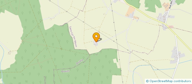 localisation de l'entreprise MADAME RACHEL MERVELAY  SAINT-CYR-SUR-MORIN