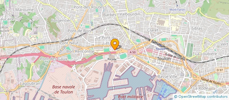 localisation de l'entreprise MADAME RACHEL MEYER  TOULON