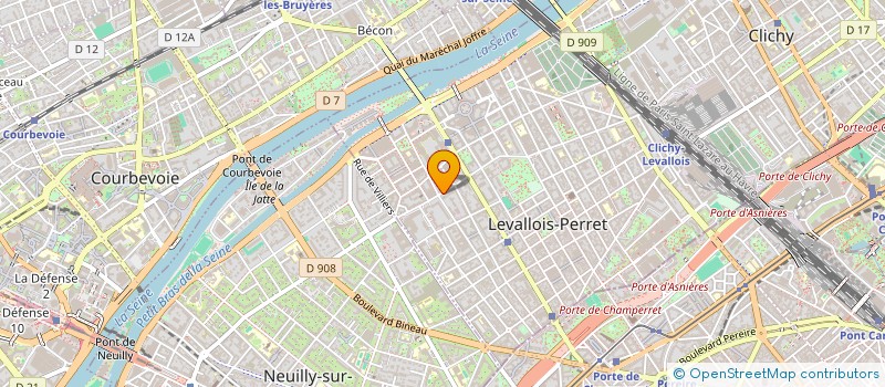 localisation de l'entreprise MADAME RACHEL MEYER à LEVALLOIS-PERRET