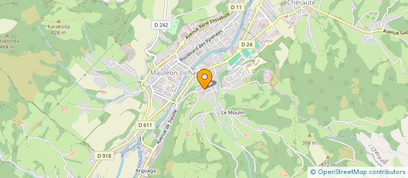 localisation de l'entreprise MADAME RACHEL MIGNOT  MAULEON-LICHARRE