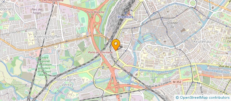 localisation de l'entreprise MADAME RACHEL MONIN  STRASBOURG
