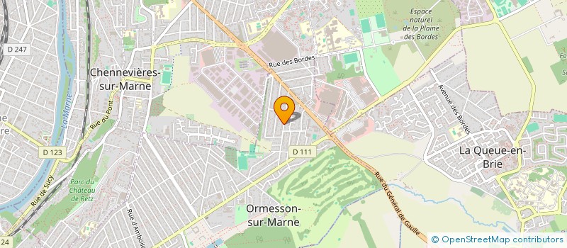 localisation de l'entreprise MADAME RACHEL MOREIRA à ORMESSON-SUR-MARNE