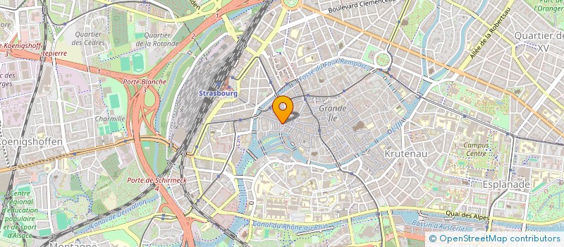 localisation de l'entreprise MADAME RACHEL MORLOT à STRASBOURG