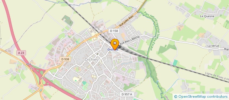 localisation de l'entreprise MADAME RACHEL MORTUAIRE  ORCHIES