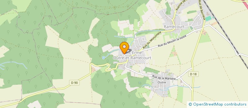 localisation de l'entreprise MADAME RACHEL MOUGENOT  SAINT-ERME-OUTRE-ET-RAMECOURT