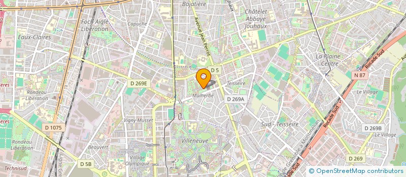 localisation de l'entreprise MADAME RACHEL MOULIS à GRENOBLE