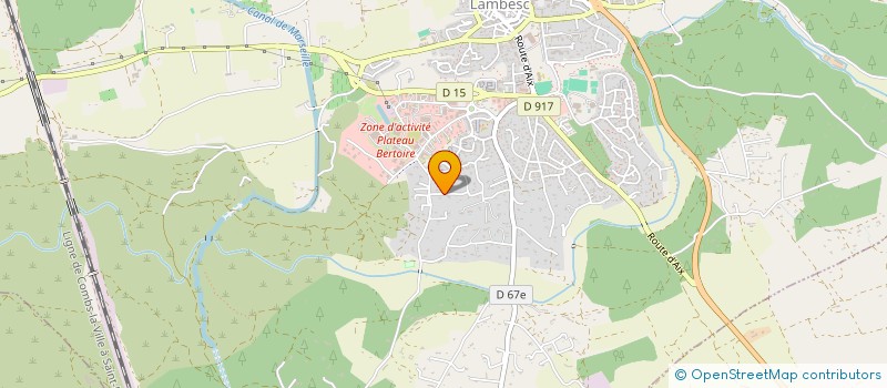 localisation de l'entreprise MADAME RACHEL MUNOZ-GOMEZ  LAMBESC