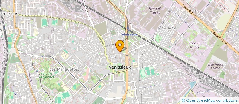 localisation de l'entreprise MADAME RACHEL N'TSUEYO  VENISSIEUX