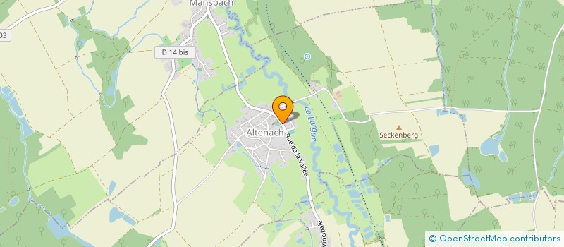 localisation de l'entreprise MADAME RACHEL NATHALIE ABT  ALTENACH