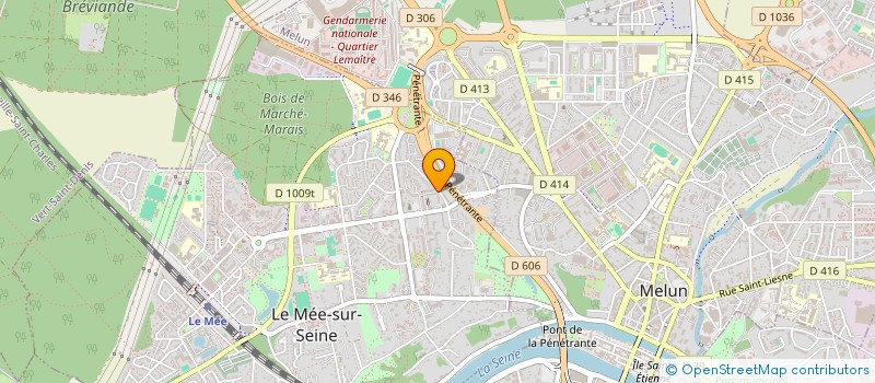 localisation de l'entreprise MADAME RACHEL NDJAWU  LE MEE-SUR-SEINE