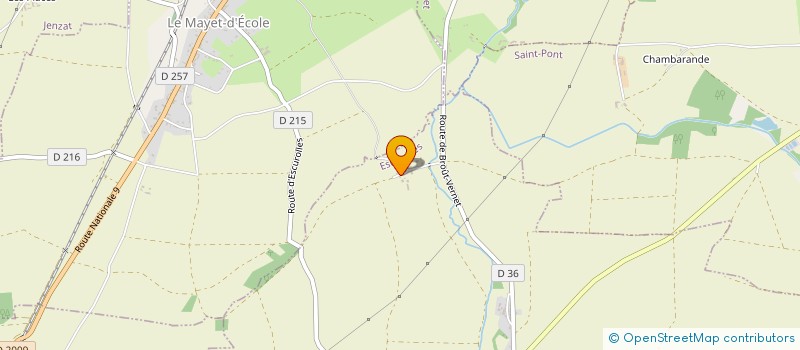 localisation de l'entreprise MADAME RACHEL NEBOUT  SAINT-REMY-EN-ROLLAT