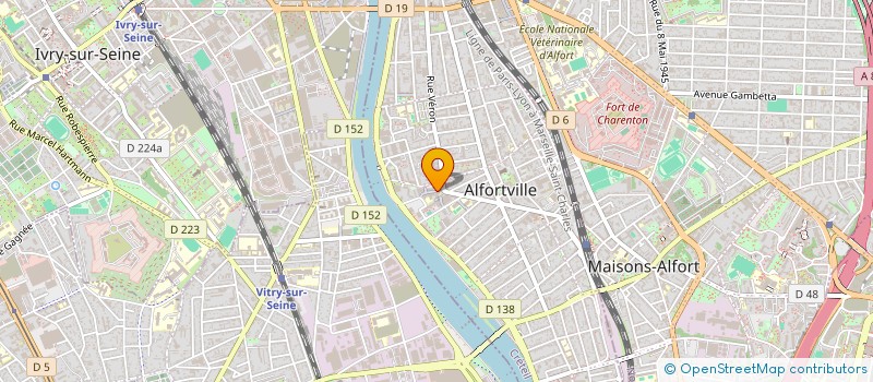 localisation de l'entreprise MADAME RACHEL NEDJAR à ALFORTVILLE