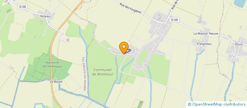 localisation de l'entreprise MADAME RACHEL NEVEU  MONTREUIL