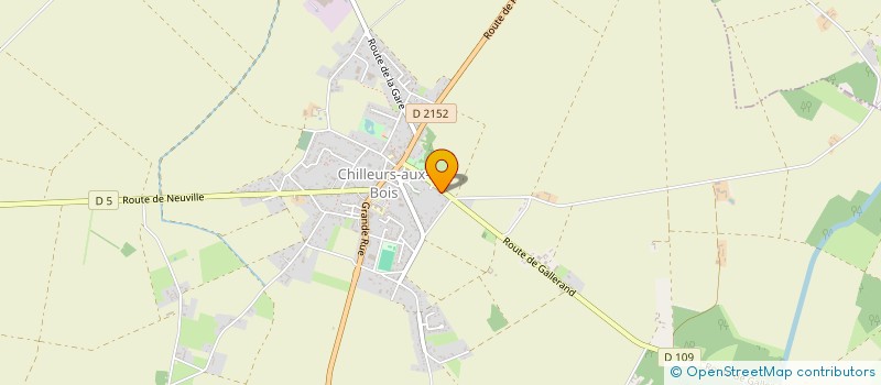 localisation de l'entreprise MADAME RACHEL NOULIN à CHILLEURS-AUX-BOIS