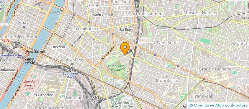 localisation de l'entreprise MADAME RACHEL OUDET  LYON