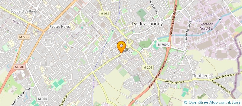 localisation de l'entreprise MADAME RACHEL OULAD EL MJAHID  LANNOY