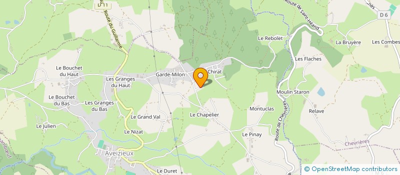 localisation de l'entreprise MADAME RACHEL PARRENO  AVEIZIEUX