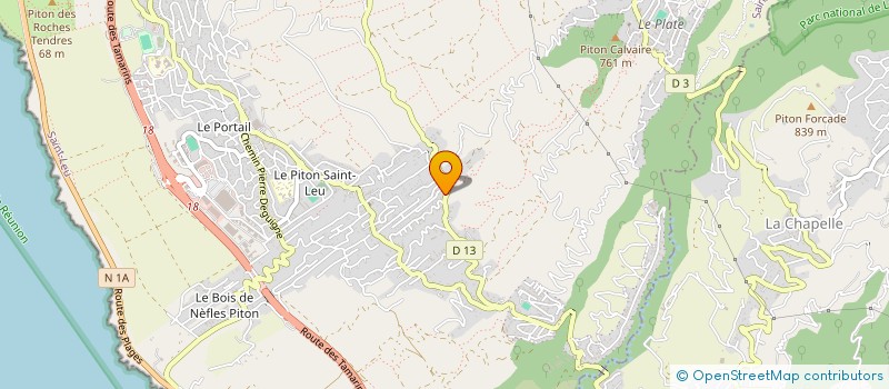localisation de l'entreprise MADAME RACHEL PAYET à SAINT-LEU