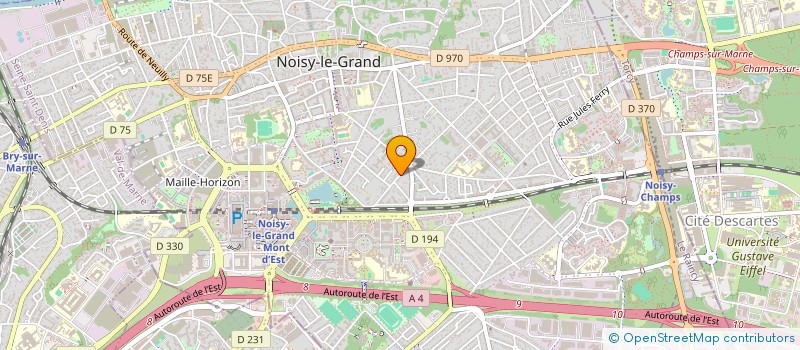 localisation de l'entreprise MADAME RACHEL PERROT à NOISY-LE-GRAND