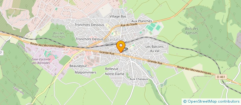 localisation de l'entreprise MADAME RACHEL PICCAND à VALDAHON