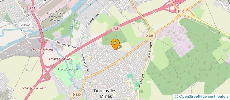 localisation de l'entreprise MADAME RACHEL PICQUET à DOUCHY-LES-MINES