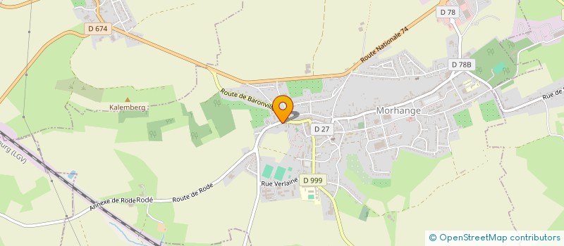 localisation de l'entreprise MADAME RACHEL PIEMONTE  MORHANGE