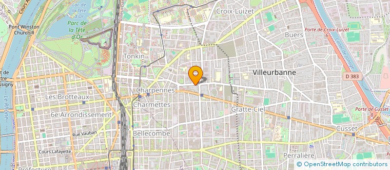 localisation de l'entreprise MADAME RACHEL PILO à VILLEURBANNE
