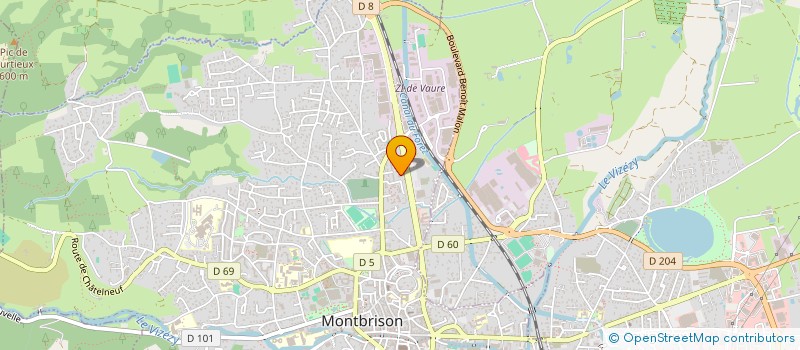 localisation de l'entreprise MADAME RACHEL PINEAUD  MONTBRISON