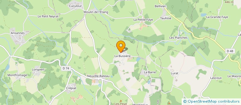 localisation de l'entreprise MADAME RACHEL POPELIER  FURSAC