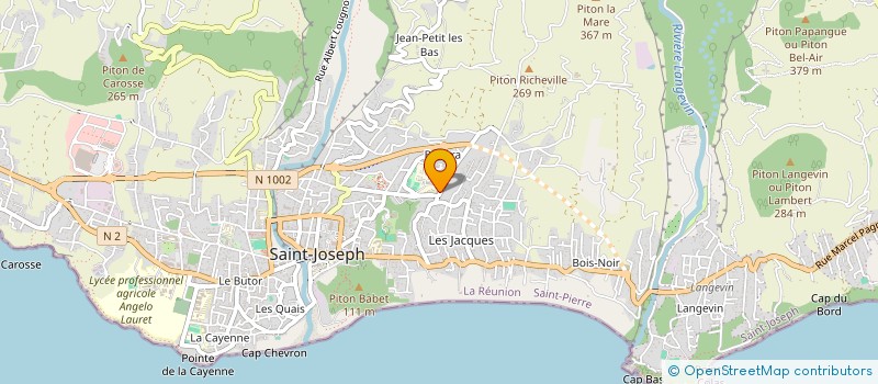 localisation de l'entreprise MADAME RACHEL POTHIN à SAINT-JOSEPH