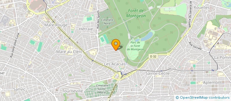 localisation de l'entreprise MADAME RACHEL POULY  LE HAVRE