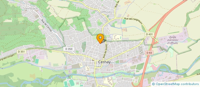 localisation de l'entreprise MADAME RACHEL PROTOPAPA  CERNAY