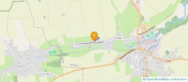 localisation de l'entreprise MADAME RACHEL PRZEZDZIECKI  AIRAINES