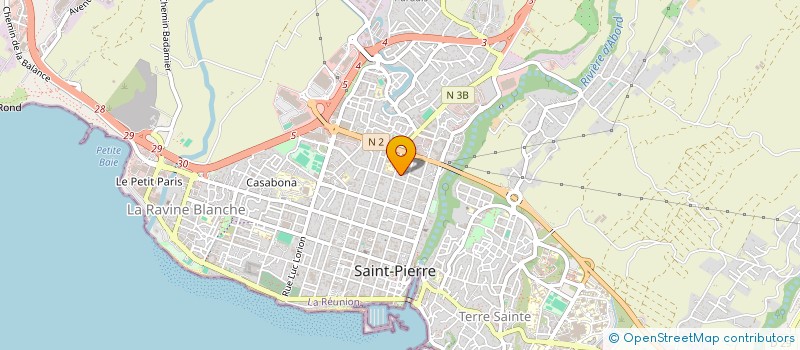 localisation de l'entreprise MADAME RACHEL RAMAHALISON à SAINT-PIERRE