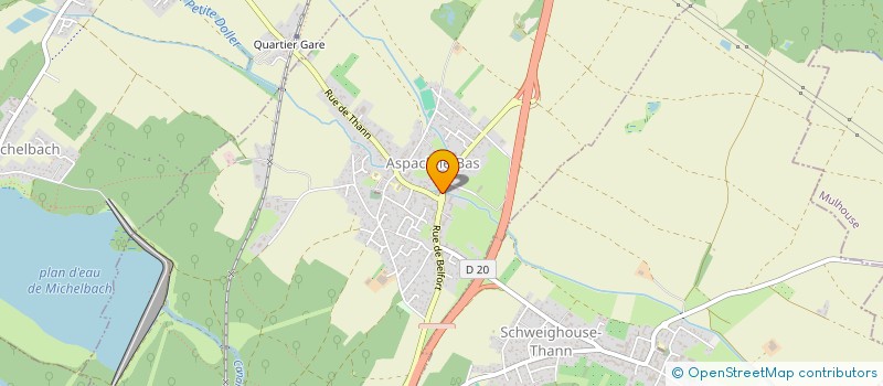 localisation de l'entreprise MADAME RACHEL RAPOLD  ASPACH-LE-BAS