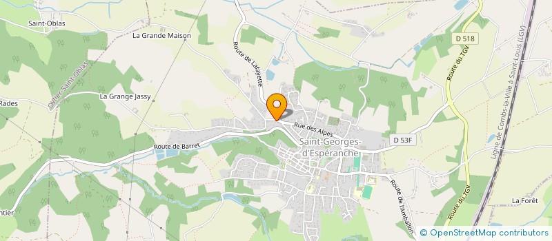 localisation de l'entreprise MADAME RACHEL RAVET à SAINT-GEORGES-D'ESPERANCHE