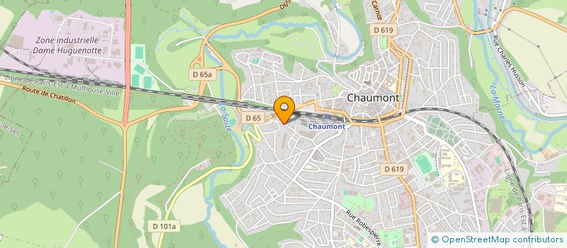 localisation de l'entreprise MADAME RACHEL RIGOUBY à CHAUMONT