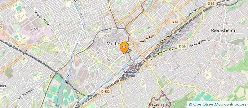 localisation de l'entreprise MADAME RACHEL RINGENBACH  MULHOUSE