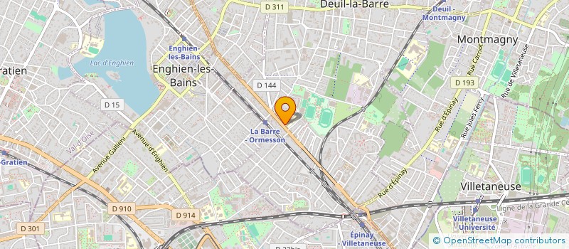 localisation de l'entreprise MADAME RACHEL RIOU  DEUIL-LA-BARRE