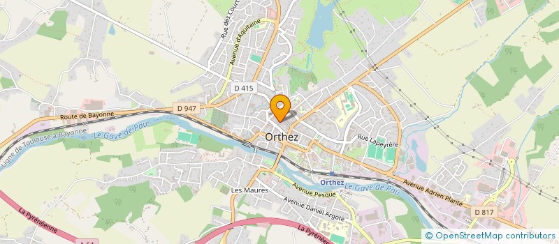 localisation de l'entreprise MADAME RACHEL ROBINSON  ORTHEZ