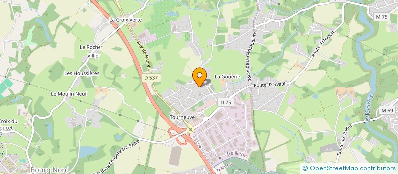 localisation de l'entreprise MADAME RACHEL ROLLAND  TREILLIERES