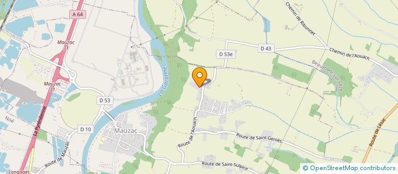 localisation de l'entreprise MADAME RACHEL ROSE  MAUZAC