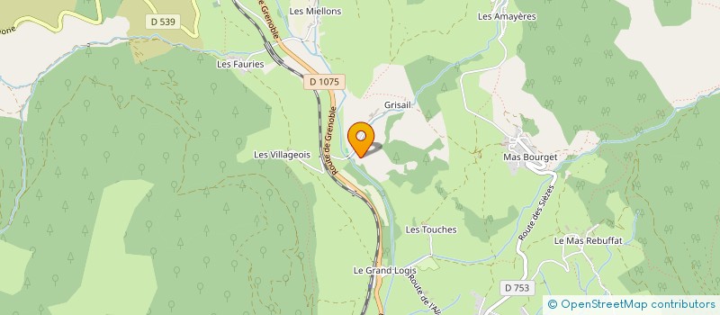 localisation de l'entreprise MADAME RACHEL SAAVEDRA-SAAVEDRA  LUS-LA-CROIX-HAUTE