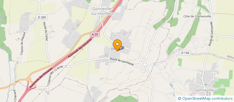 localisation de l'entreprise MADAME RACHEL SADOWSKI  GONNEVILLE-SUR-HONFLEUR