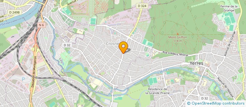 localisation de l'entreprise MADAME RACHEL SALAMI  CROSNE