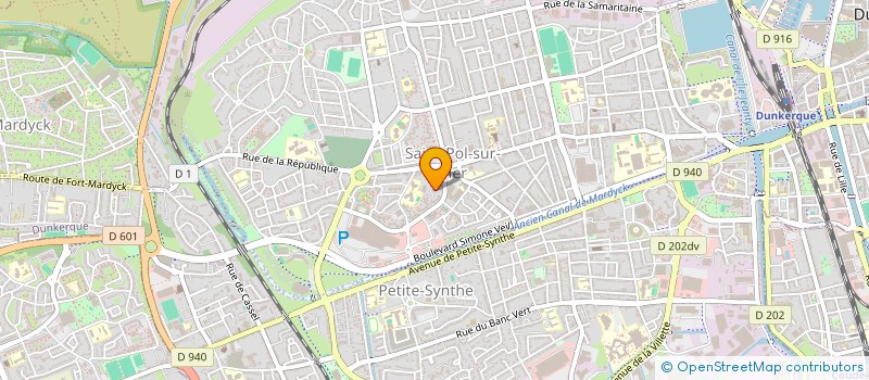 localisation de l'entreprise MADAME RACHEL SCHERIER  DUNKERQUE